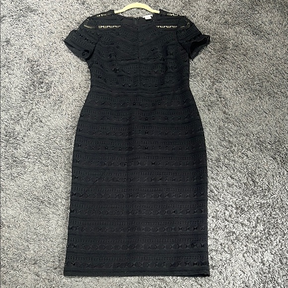 Shoshanna Elegant Black Lace Dress EUC - Picture 1 of 7